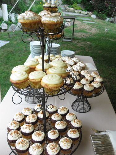 Wedding cupcake display Most importantly though everyone loved them